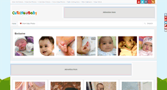 Desktop Screenshot of cutenewbaby.com